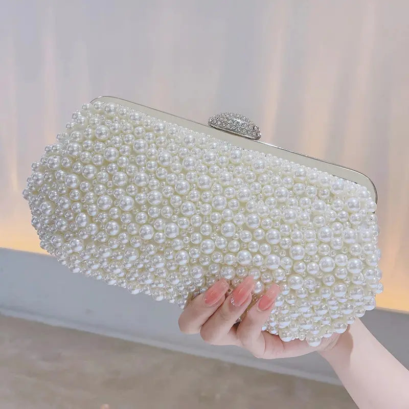 Elegant Pearl Clutch